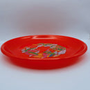 台湾レトロ お参り用竜鳳プレート 花柄｜台灣 拜拜用 龍鳳盤