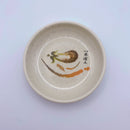 台湾レトロ メラミン製 豆皿（醤油皿）いちばん文字・なす柄｜台灣路邊攤用 美耐皿醬油碟 一番平假名・茄子