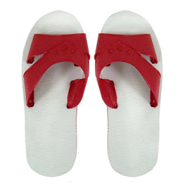 台湾 馴染みの青白サンダル（赤）サイズ：9.5・10・10.5号｜台灣 藍白拖（紅）