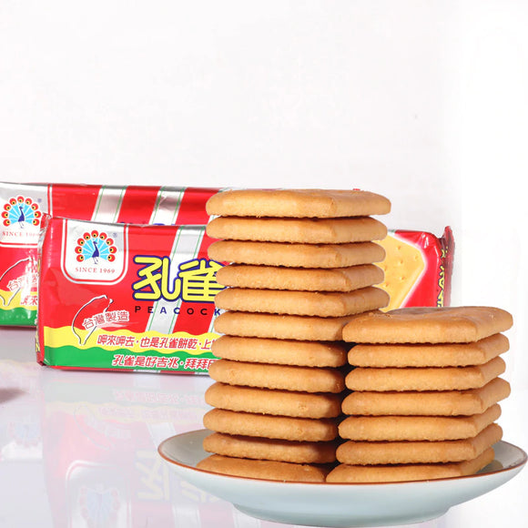 ピーコック ビスケット｜孔雀餅乾（3個パック｜135gx3）