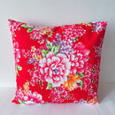 Hakka Rainy 客家花布 クッションカバー｜花布信封抱枕套｜台湾花布