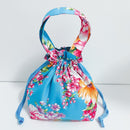 Hakka Rainy 客家花布 巾着バッグ（ランチバッグ）｜手提束口袋（便當袋）｜台湾花布