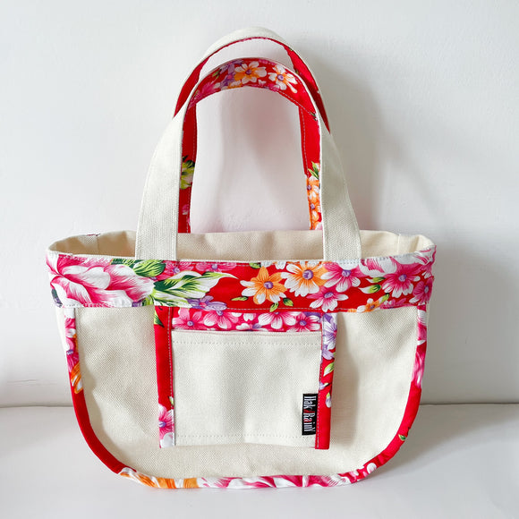 Hakka Rainy 客家花布 ランチバッグ（トートバッグ）｜午餐便當袋（小帆布手提包）｜台湾花布
