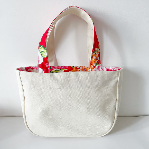 Hakka Rainy 客家花布 ランチバッグ（トートバッグ）｜午餐便當袋（小帆布手提包）｜台湾花布