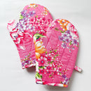 Hakka Rainy 客家花布 キッチンミトン（オーブンミット）｜花布耐熱手套｜台湾花布