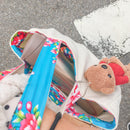 Hakka Rainy 客家花布 ランチバッグ（トートバッグ）｜午餐便當袋（小帆布手提包）｜台湾花布