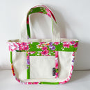 Hakka Rainy 客家花布 ランチバッグ（トートバッグ）｜午餐便當袋（小帆布手提包）｜台湾花布