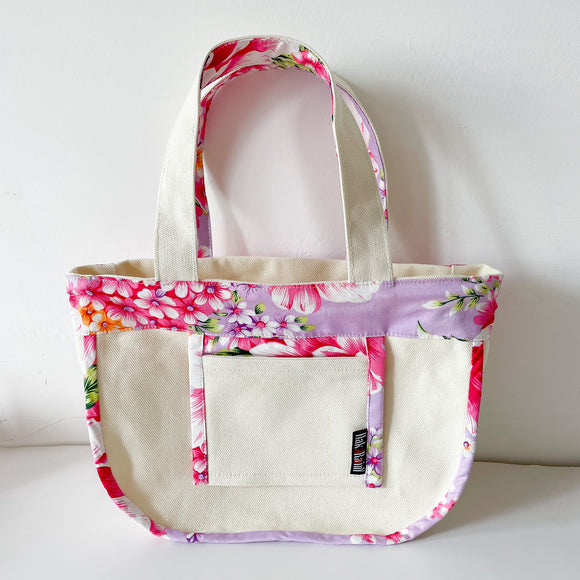Hakka Rainy 客家花布 ランチバッグ（トートバッグ）｜午餐便當袋（小帆布手提包）｜台湾花布