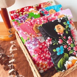 Hakka Rainy 客家花布 スマホショルダーバッグ（サコッシュ）｜手機肩背包｜台湾花布