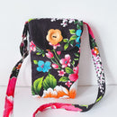 Hakka Rainy 客家花布 スマホショルダーバッグ（サコッシュ）｜手機肩背包｜台湾花布