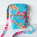 Hakka Rainy 客家花布 スマホショルダーバッグ（サコッシュ）｜手機肩背包｜台湾花布