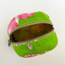 Hakka Rainy 客家花布 ラウンドポーチ（コインケース）｜圓形拉鍊零錢包｜台湾花布