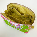 Hakka Rainy 客家花布 シェルポーチ｜貝殼化妝包｜台湾花布