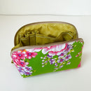 Hakka Rainy 客家花布 シェルポーチ｜貝殼化妝包｜台湾花布