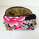 Hakka Rainy 客家花布 シェルポーチ｜貝殼化妝包｜台湾花布