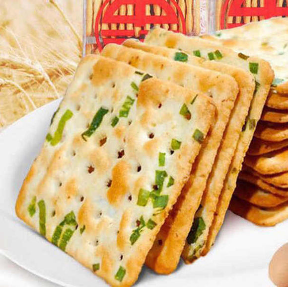 中祥 台湾伝統葱クラッカー｜中祥蔬菜蘇打餅 135g