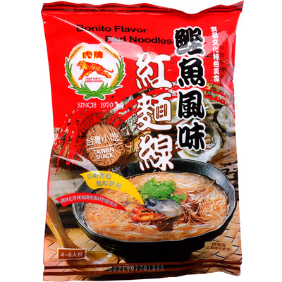 タイガー 台湾麺線 かつおだし入り 6人前｜虎牌 鰹魚（蚵仔）風味麵線 6人份 300g