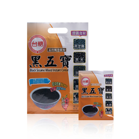 台糖 黒五穀ドリンク｜台糖 黑五寶 450g（1パック30g × 15パック入）