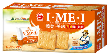 義美IMEI クラッカー オリジナル｜義美 美味蘇打餅乾 原味 192g｜12パック入り（個包装）