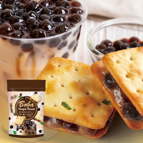 雪の恋 タピオカミルクティー風味 ヌガークラッカー ｜雪之戀 珍珠奶茶牛軋餅 120g