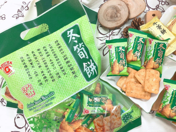 南投竹山名物 日香 筍クラッカー｜日香 冬筍餅｜たけのこクラッカー｜300g 大容量・個包装