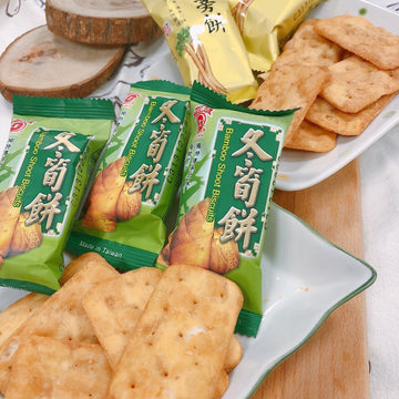 南投竹山名物 日香 筍クラッカー｜日香 冬筍餅｜たけのこクラッカー｜300g 大容量・個包装