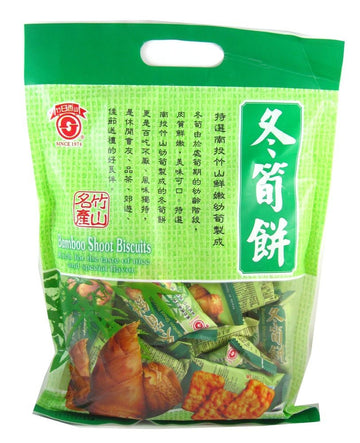 南投竹山名物 日香 筍クラッカー｜日香 冬筍餅｜たけのこクラッカー｜300g 大容量・個包装