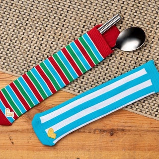 Cosi 漁師網バッグ柄 台湾製 携帯用食器収納袋｜臺灣色彩系列 茄芷袋 環保餐具套