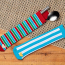 Cosi 漁師網バッグ柄 台湾製 携帯用食器収納袋｜臺灣色彩系列 茄芷袋 環保餐具套