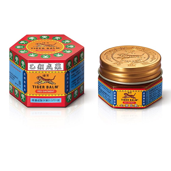 タイガーバーム 赤｜台湾虎標萬金油(紅) 10g