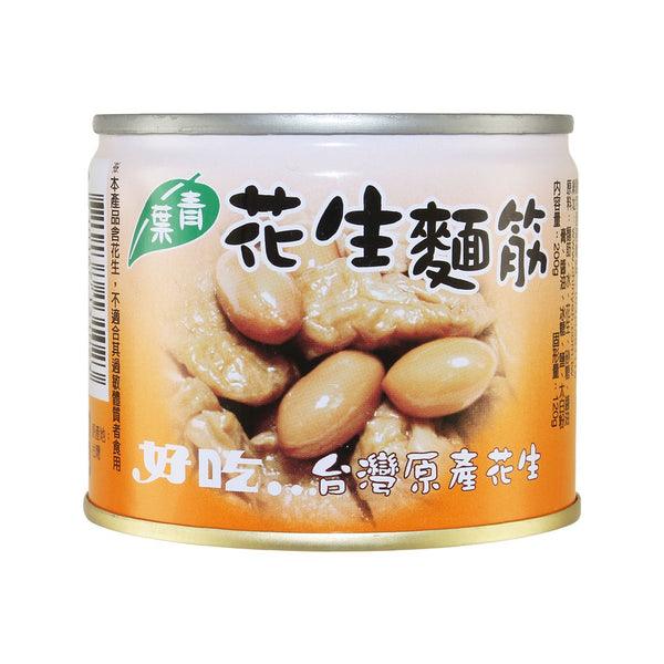 〈3缶セット〉青葉Q彈花生麵筋 もちもち食感 湯葉の甘煮 落花生入り 170g x3