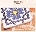 台湾マジョリカタイル柄 キーホルダー型 台湾交通系ICカード｜台灣花磚造型悠遊卡 