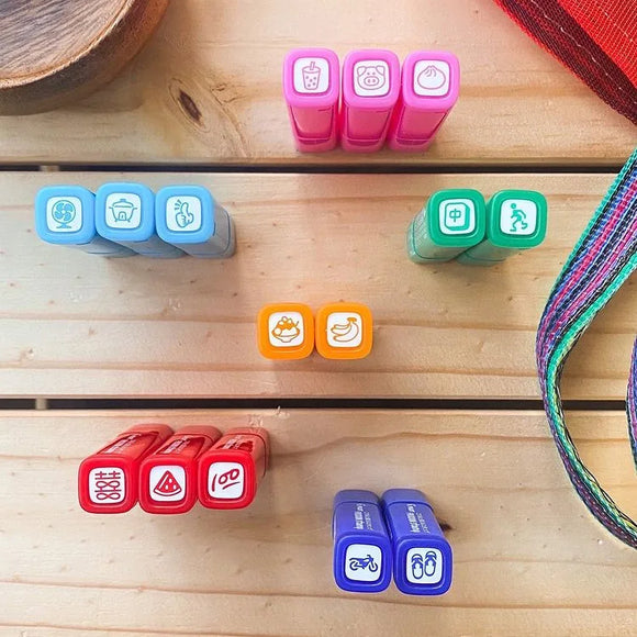 〈全10柄〉PILOT 台湾限定柄 フリクションスタンプ ｜百樂 魔擦印章 台灣限定款