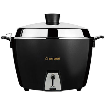 オールステンレス製 大同電鍋 ブラック 黒 10人前 Lサイズ｜TAC-10L-MBK｜曜石黑電鍋