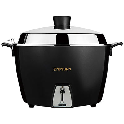 オールステンレス製 大同電鍋 ブラック 黒 10人前 Lサイズ｜TAC-10L-MBK｜曜石黑電鍋