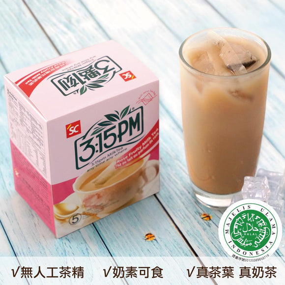 3點1刻  ローズフルーツミルクティー 經典玫瑰花果奶茶｜15バッグ入（20g/バッグ）