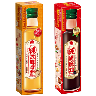 〈台湾ごま油セット〉義美 IMEI 100% 無添加 台湾ごま油（白ごま油 250ml・黒ごま油 250ml） セット｜義美 100% 純芝麻油（黑芝麻油・芝麻香油）