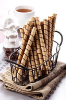 黒師傅 ウエハースロール チョコ味｜黑師傅捲心酥 巧克力 400g（大容量・缶入り）