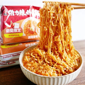 〈4食入〉維力 スパイシー炸醬麺（ジャージャーメン）｜維力辣炸醬麵 重量包（4個パック｜123gx4） - 0