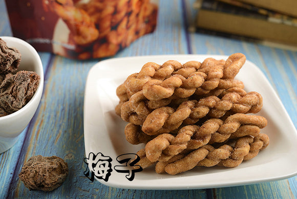 屏東小琉球名物 寶哥 かりんとう（マーファー）うめ味｜寶哥手工麻花捲 梅子口味 150g