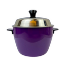 ミニクッカー 電鍋型蓋付き碗 電鍋ミニチュア ミニ電鍋｜紫