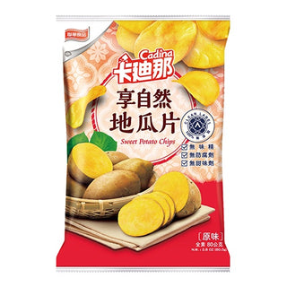 卡迪那 さつまいもチップス オリジナル｜卡迪那 全天然地瓜片（享自然地瓜片） 原味 80g