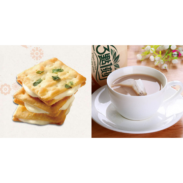 〈台湾人店主が選んだ！〉台湾ティータイムセット 2｜ヌガークラッカー+ミルクティー - 0