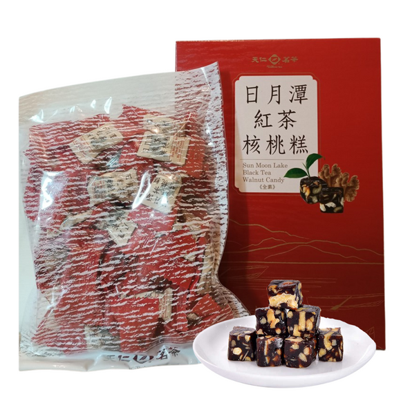 天仁茗茶 日月潭紅茶使用 くるみ入りナツメバー（ヌガー）｜天仁茗茶 紅茶核桃糕 180g（個包装）