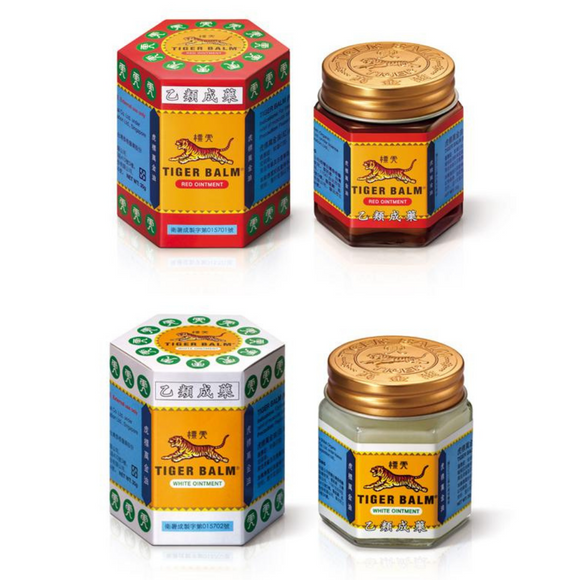 〈自由に２個選べるセット〉台湾製 タイガーバーム（赤/白）｜台湾虎標萬金油（紅/白） 30g x2