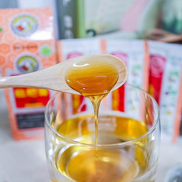 台湾 京都念慈菴 ニンジョム ビワシロップ｜蜜煉枇杷膏隨身包｜75g(15gX5パック)/箱｜個包装｜びわシロップ