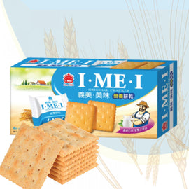 義美IMEI ミルクビスケット｜義美 美味營養餅乾 205g｜12パック入り（個包装）