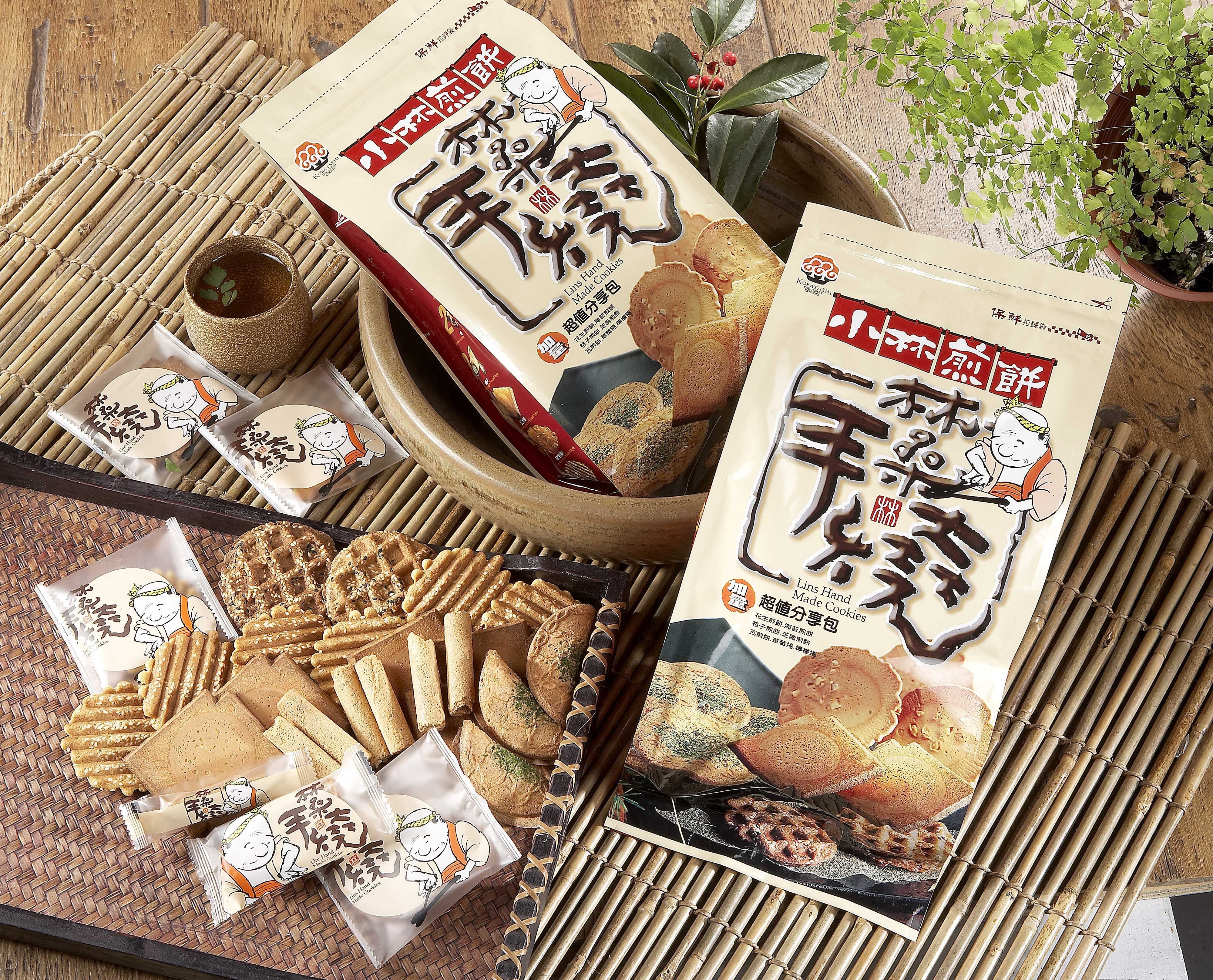 台中大甲名物 小林煎餅 7種類 大容量 お得な盛り合わせBOX｜小林煎餅