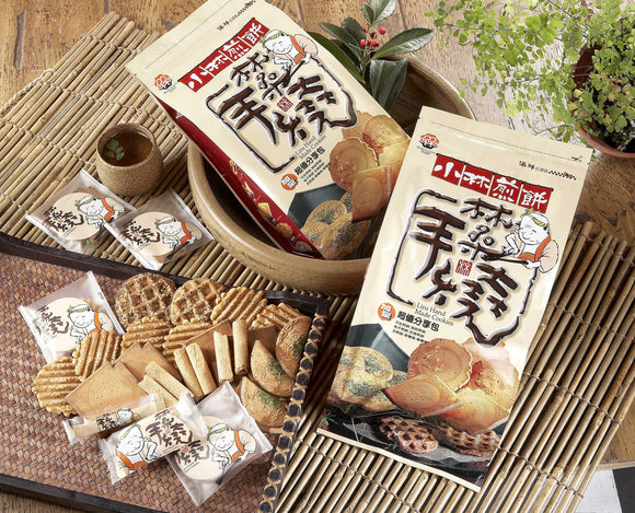 台中大甲名物 小林煎餅 7種類 大容量 お得な盛り合わせBOX｜小林煎餅 超值分享包 300g